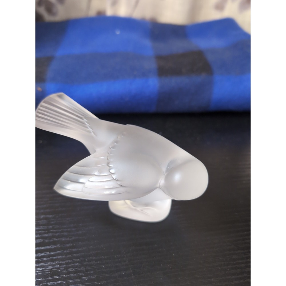 Signed Lalique Sparrow